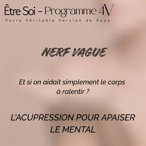 Nerves vagues et si on aidait simplement le corps à ralentir l'acupression pour apaiser le mental, Porto-Vecchio, Être Soi